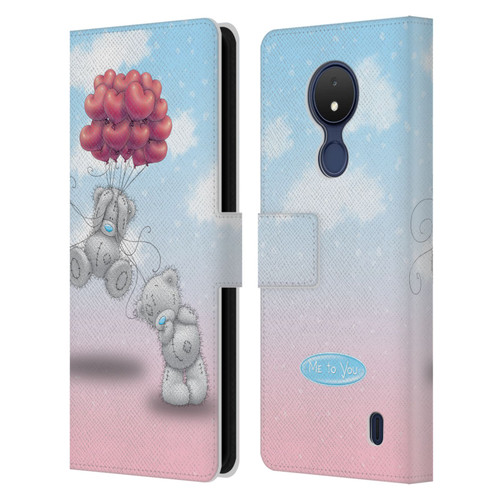Me To You Classic Tatty Teddy Heart Balloons Leather Book Wallet Case Cover For Nokia C21