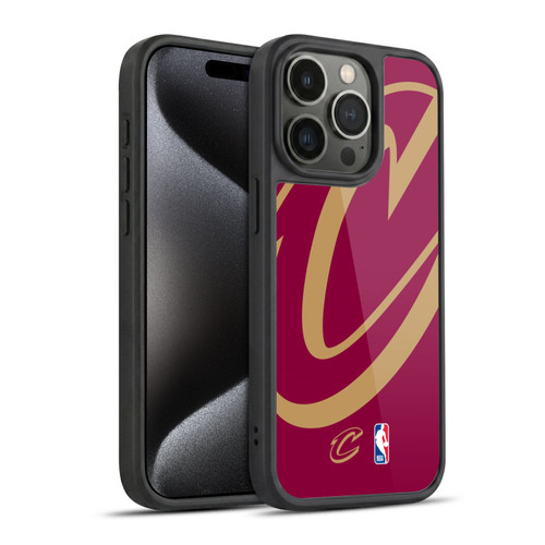 NBA Cleveland Cavaliers Logo Oversized Gel Armour Case For Apple iPhone 15 Pro