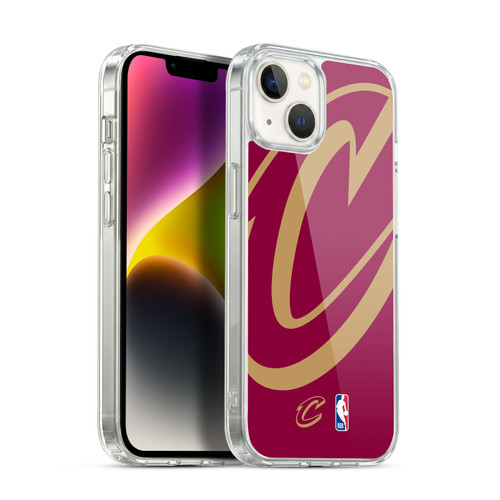 NBA Cleveland Cavaliers Logo Oversized Soft Gel Case for Apple iPhone 14 Plus & MagSafe