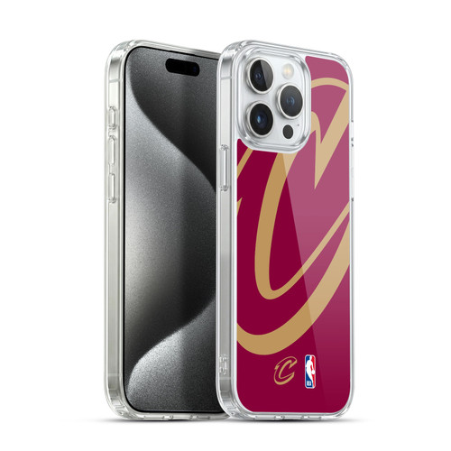 NBA Cleveland Cavaliers Logo Oversized Soft Gel Case for Apple iPhone 15 Pro Max & MagSafe