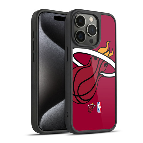 NBA Miami Heat Logo Oversized Gel Armour Case For Apple iPhone 15 Pro