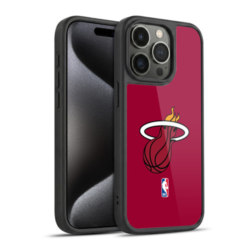 NBA Miami Heat Logo Red Gel Armour Case For Apple iPhone 15 Pro