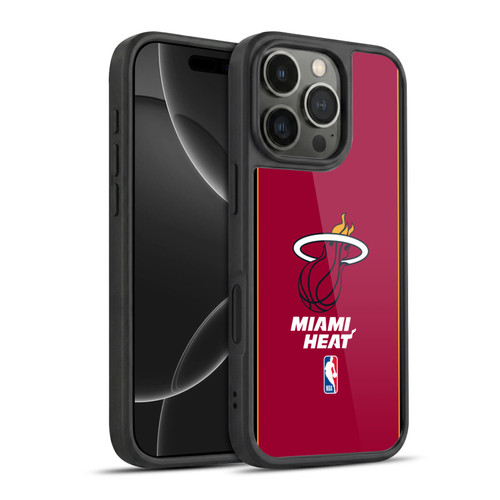 NBA Miami Heat Logo Red Design Gel Armour Case For Apple iPhone 16 Pro