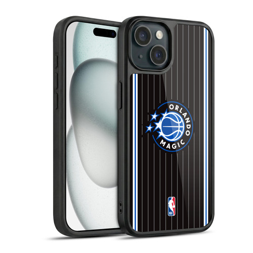 NBA Orlando Magic Logo Black Design Gel Armour Case For Apple iPhone 15