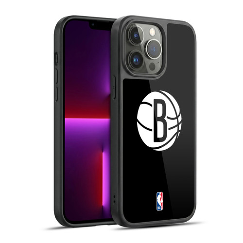 NBA Brooklyn Nets Logo Black Gel Armour Case For Apple iPhone 13 Pro Max