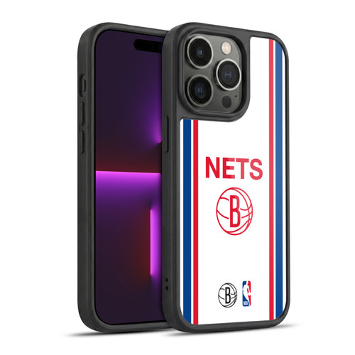 NBA Brooklyn Nets Logo Retro Design Gel Armour Case For Apple iPhone 14 Pro