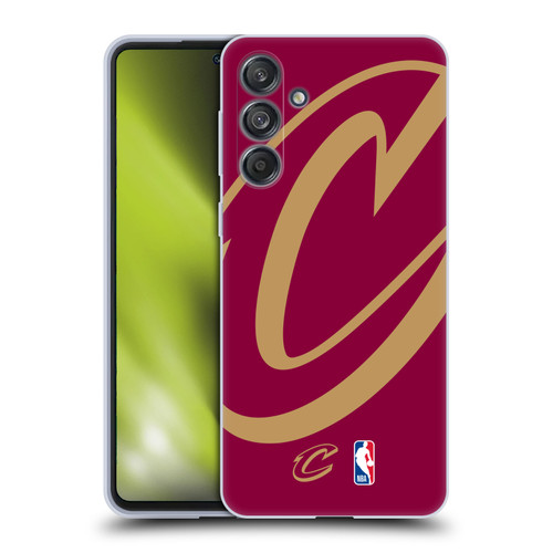 NBA Cleveland Cavaliers Logo Oversized Soft Gel Case for Samsung Galaxy M55 5G
