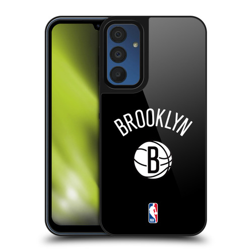 NBA Brooklyn Nets Logo Black Design Gel Armour Case For Samsung Galaxy A15
