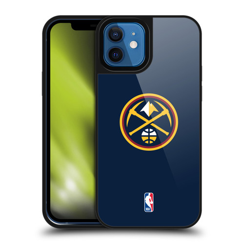 NBA Denver Nuggets Logo Midnight Blue Gel Armour Case For Apple iPhone 12 / iPhone 12 Pro