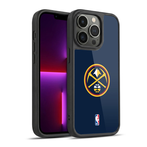 NBA Denver Nuggets Logo Midnight Blue Gel Armour Case For Apple iPhone 13 Pro