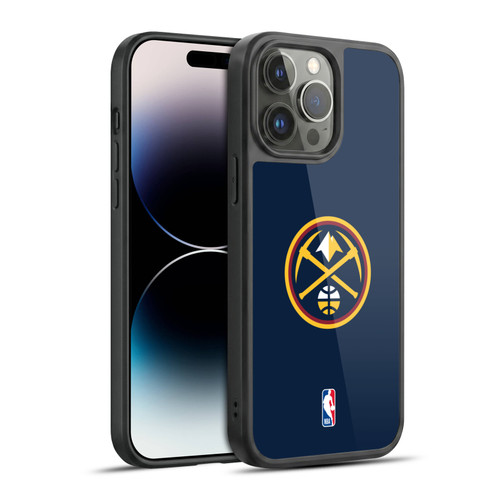 NBA Denver Nuggets Logo Midnight Blue Gel Armour Case For Apple iPhone 14 Pro Max
