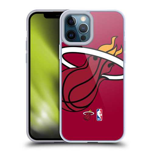 NBA Miami Heat Logo Oversized Soft Gel Case for Apple iPhone 12 Pro Max & MagSafe