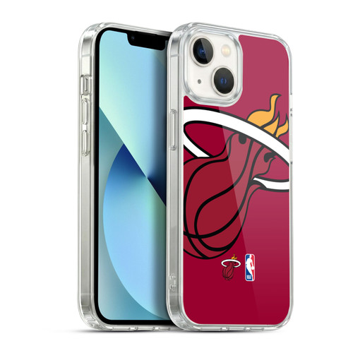 NBA Miami Heat Logo Oversized Soft Gel Case for Apple iPhone 13
