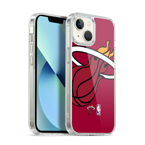 NBA Miami Heat Logo Oversized Soft Gel Case for Apple iPhone 13