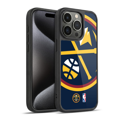 NBA Denver Nuggets Logo Oversized Gel Armour Case For Apple iPhone 15 Pro