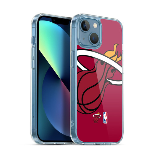 NBA Miami Heat Logo Oversized Soft Gel Case for Apple iPhone 13 Mini & MagSafe