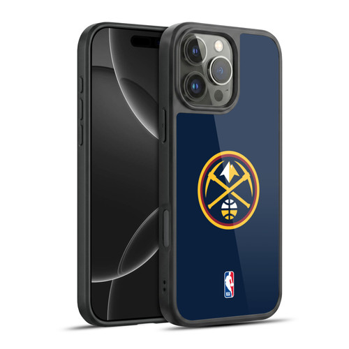 NBA Denver Nuggets Logo Midnight Blue Gel Armour Case For Apple iPhone 16 Pro Max