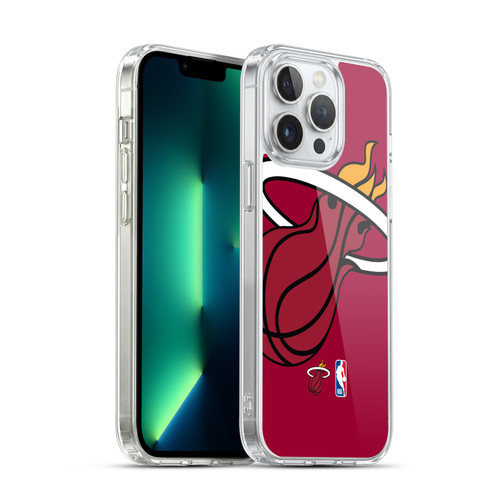 NBA Miami Heat Logo Oversized Soft Gel Case for Apple iPhone 13 Pro Max & MagSafe