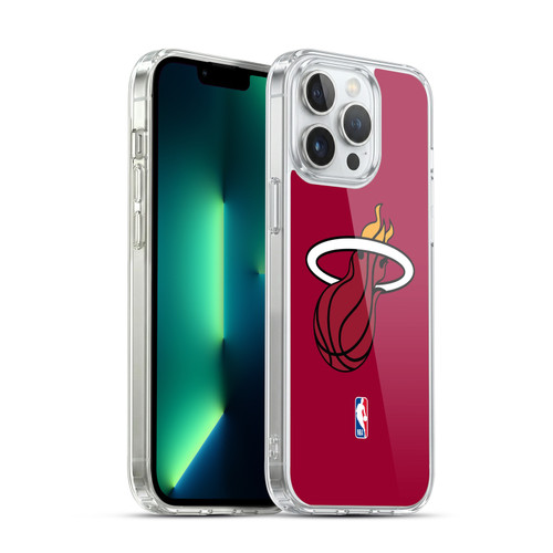 NBA Miami Heat Logo Red Soft Gel Case for Apple iPhone 13 Pro Max & MagSafe