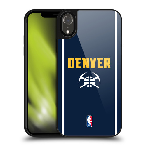 NBA Denver Nuggets Logo Midnight Blue Design Gel Armour Case For Apple iPhone XR