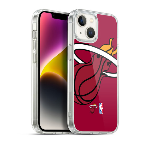 NBA Miami Heat Logo Oversized Soft Gel Case for Apple iPhone 14