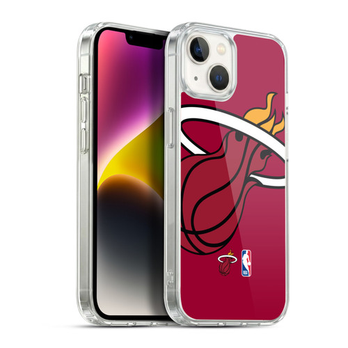 NBA Miami Heat Logo Oversized Soft Gel Case for Apple iPhone 14 Plus & MagSafe