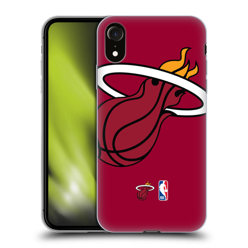 NBA Miami Heat Logo Oversized Soft Gel Case for Apple iPhone XR