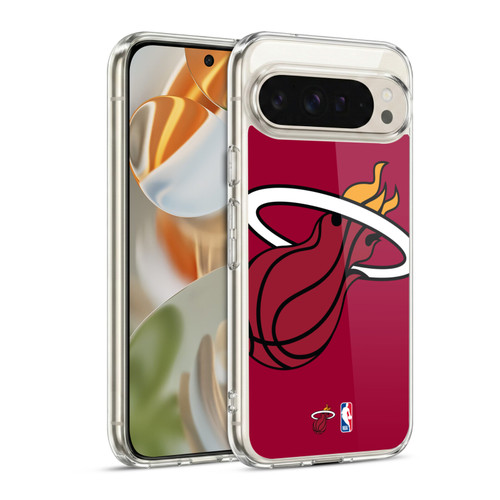 NBA Miami Heat Logo Oversized Soft Gel Case for Google Pixel 9 / Pixel 9 Pro