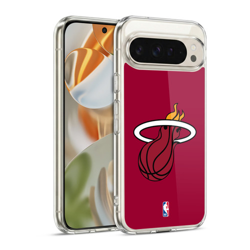 NBA Miami Heat Logo Red Soft Gel Case for Google Pixel 9 / Pixel 9 Pro