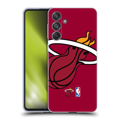 NBA Miami Heat Logo Oversized Soft Gel Case for Samsung Galaxy M55 5G