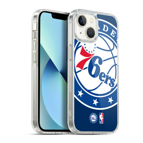 NBA Philadelphia 76ers Logo Oversized Soft Gel Case for Apple iPhone 13