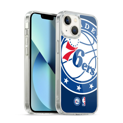 NBA Philadelphia 76ers Logo Oversized Soft Gel Case for Apple iPhone 13