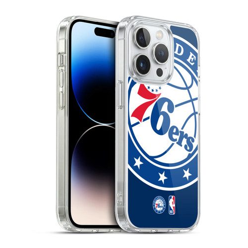 NBA Philadelphia 76ers Logo Oversized Soft Gel Case for Apple iPhone 13 Pro & MagSafe