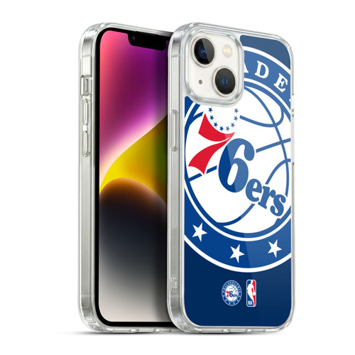 NBA Philadelphia 76ers Logo Oversized Soft Gel Case for Apple iPhone 14