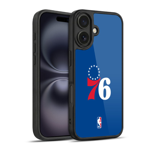 NBA Philadelphia 76ers Logo Blue Gel Armour Case For Apple iPhone 16