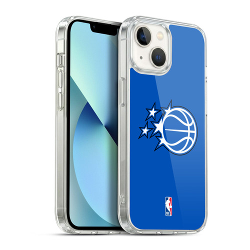 NBA Orlando Magic Logo Blue Soft Gel Case for Apple iPhone 13
