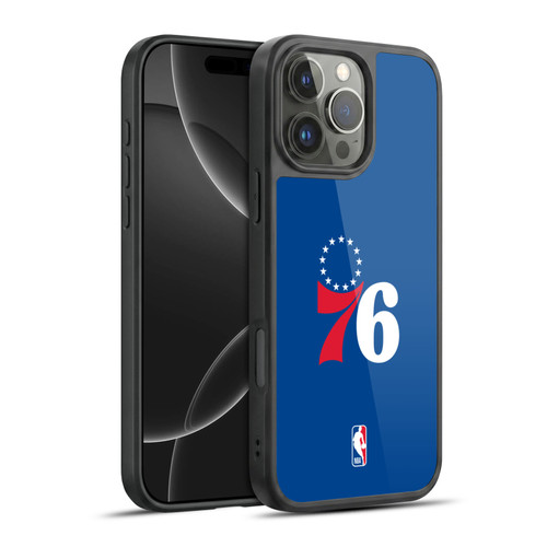 NBA Philadelphia 76ers Logo Blue Gel Armour Case For Apple iPhone 16 Pro Max