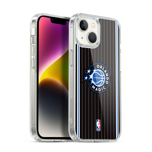 NBA Orlando Magic Logo Black Design Soft Gel Case for Apple iPhone 14