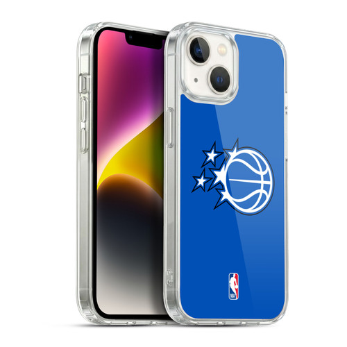 NBA Orlando Magic Logo Blue Soft Gel Case for Apple iPhone 14