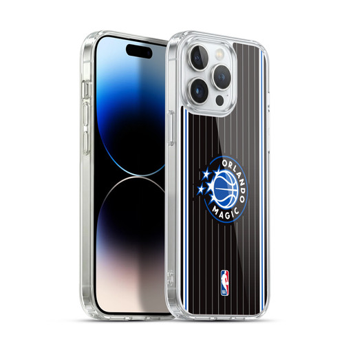 NBA Orlando Magic Logo Black Design Soft Gel Case for Apple iPhone 14 Pro Max & MagSafe