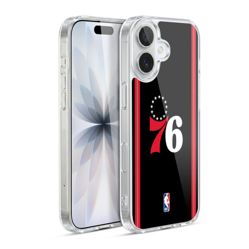 NBA Philadelphia 76ers Logo Retro Design Soft Gel Case for Apple iPhone 17