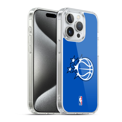 NBA Orlando Magic Logo Blue Soft Gel Case for Apple iPhone 15 Pro & MagSafe