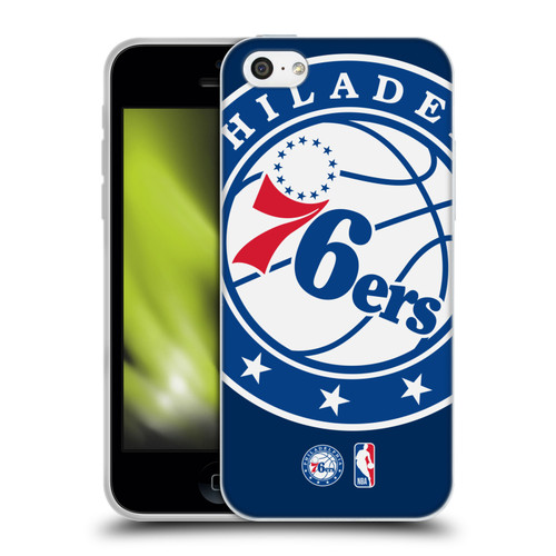 NBA Philadelphia 76ers Logo Oversized Soft Gel Case for Apple iPhone 5c