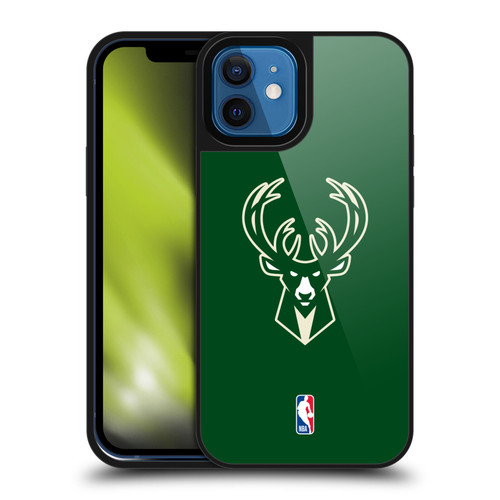 NBA Milwaukee Bucks Logo Green Gel Armour Case For Apple iPhone 12 / iPhone 12 Pro