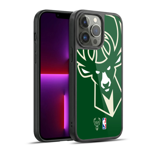 NBA Milwaukee Bucks Logo Oversized Gel Armour Case For Apple iPhone 13 Pro Max