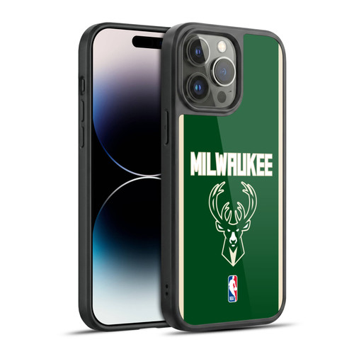 NBA Milwaukee Bucks Logo Green Design Gel Armour Case For Apple iPhone 14 Pro Max