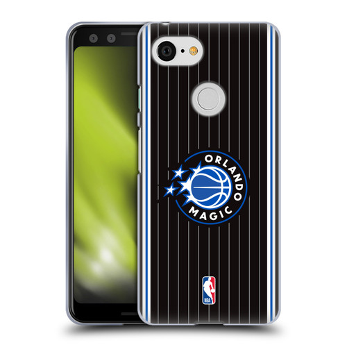 NBA Orlando Magic Logo Black Design Soft Gel Case for Google Pixel 3