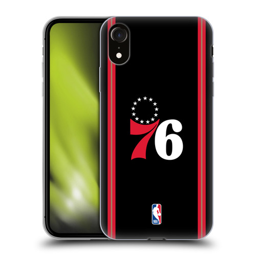 NBA Philadelphia 76ers Logo Retro Design Soft Gel Case for Apple iPhone XR