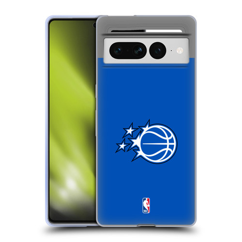 NBA Orlando Magic Logo Blue Soft Gel Case for Google Pixel 7 Pro