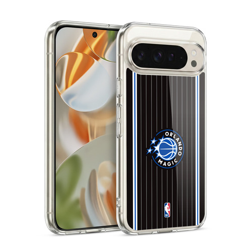 NBA Orlando Magic Logo Black Design Soft Gel Case for Google Pixel 9 / Pixel 9 Pro